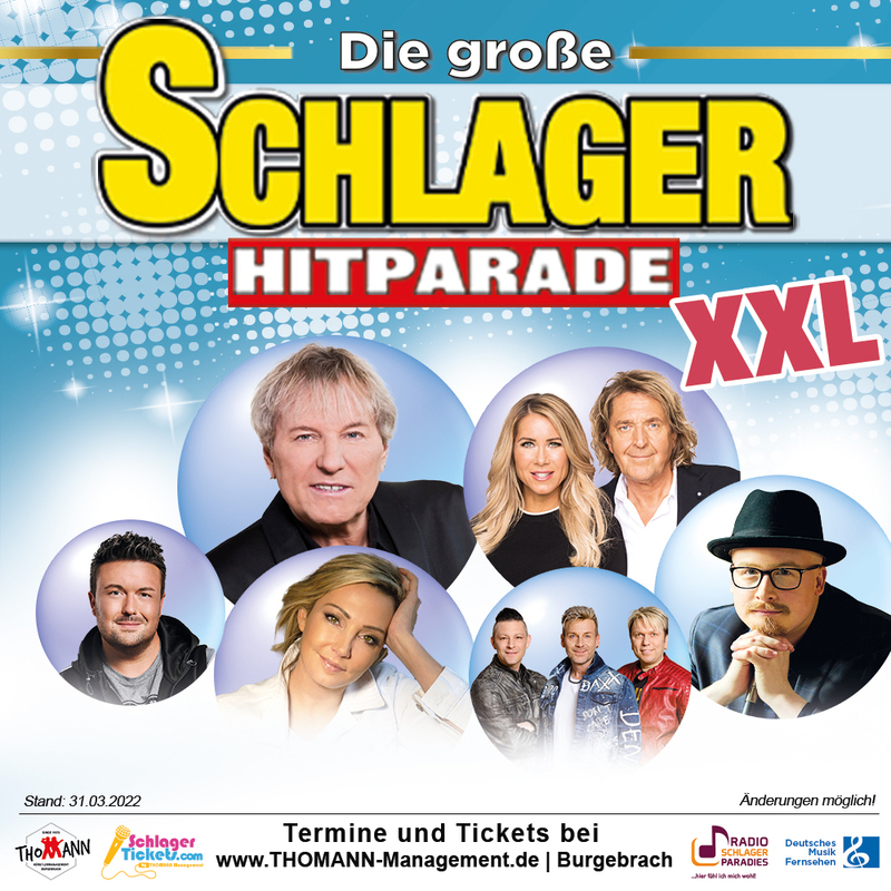 Die große Schlager Hitparade Frühjahr 2023 -das Original